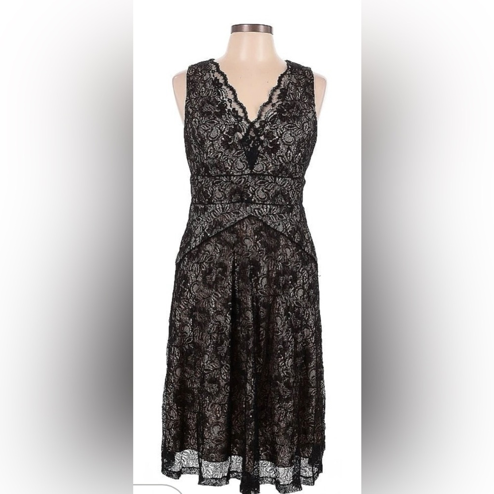 Elegant Black Lace Dress